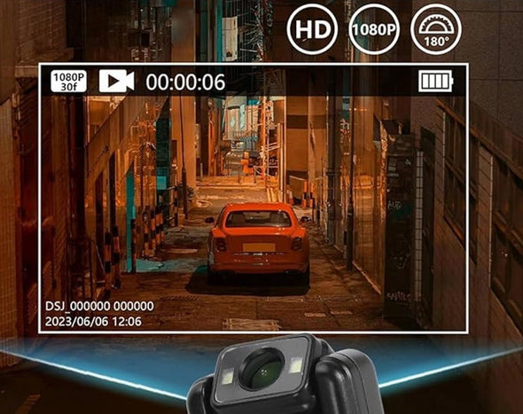 Andowl 128GB Action Camera 4K Ultra HD with Screen and Wi-Fi Black Q-SA5