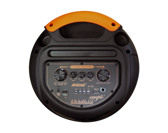 Andowl Bluetooth Portable Karaoke Speaker Wireless Microphone Q-T53