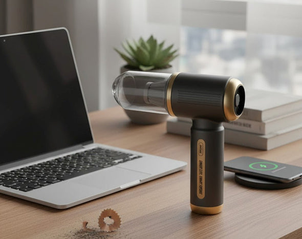 Andowl Car Vacuum Cleaner with Cigarette Lighter Cable 12V Q-XC500