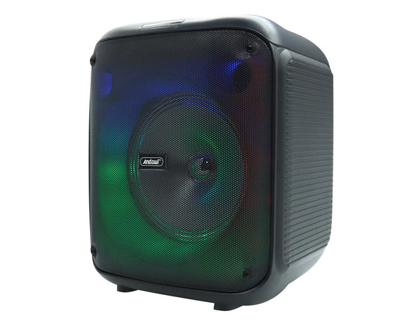 Andowl Portable Bluetooth Karaoke Speaker Wired Microphone Q-YX5527 