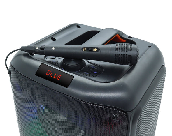 Andowl Portable Bluetooth Karaoke Speaker Wired Microphone Q-YX5527 