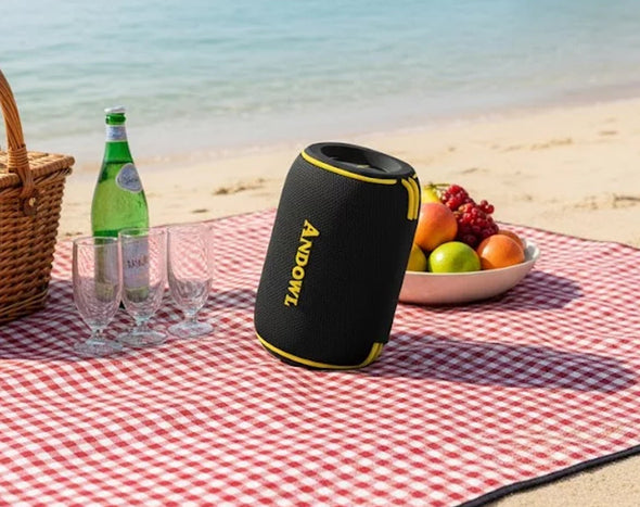 Andowl Portable Bluetooth Speaker 15W with RGB Lighting Q-YX62