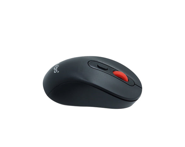 KLGO Rechargeable BT Wireless Mouse with 2.4Ghz USB Dongle Q2