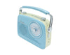 CMIK Retro Bluetooth Speaker AM FM SW Radio Rechargeable Blue MK-2181BT-BLU