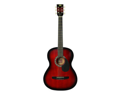 Rogue 39" Acoustic Guitar Red Finish SO-069-RAG-RED