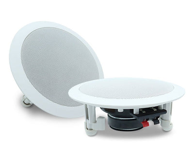Studio Acoustics 5.25" 2-Way In-Wall Ceiling Stereo Speakers White SA350W