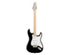 Freedom 6 String Electric Guitar Black 3m Cable Tremolo Arm ST-BK 