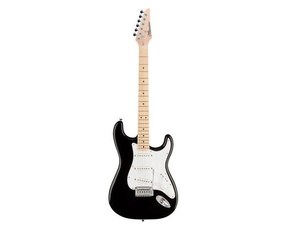 Freedom 6 String Electric Guitar Black 3m Cable Tremolo Arm ST-BK 