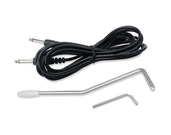Freedom 6 String Electric Guitar Black 3m Cable Tremolo Arm ST-BK
