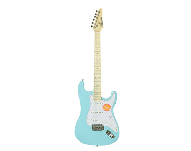Freedom 6 String Electric Guitar Blue 3m Cable Tremolo Arm ST-BLU