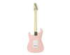 Freedom 6 String Electric Guitar Pink 3m Cable Tremolo Arm ST-PNK