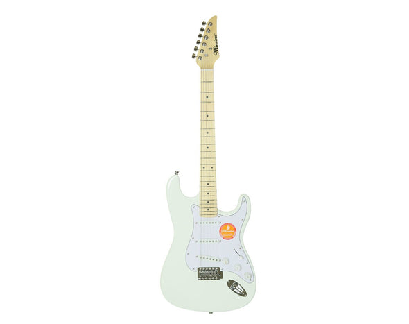 Freedom 6 String Electric Guitar White 3m Cable Tremolo Arm ST-WH