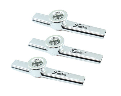 Freedom Pack of 3 Kazoo Silver KA1-SIL 
