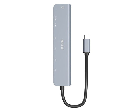 Moveteck Type-C to HDTV SD TF USB2.0 USB 3.0 PD Adaptor Projector Phone Tablet PC TR9173 