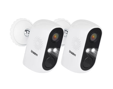 UNIDEN App Cam SX 1080P Battery Operated Security Camera Twin Pack