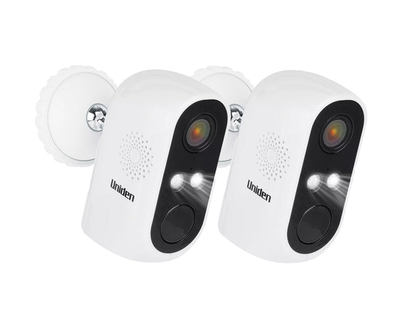 UNIDEN App Cam SX 1080P Battery Operated Security Camera Twin Pack