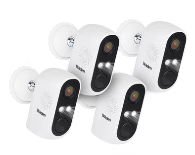 UNIDEN App Cam SX 1080P Battery Operated Security Camera Four Pack