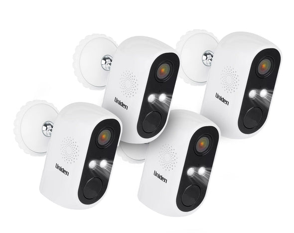 UNIDEN App Cam SX 1080P Battery Operated Security Camera Four Pack