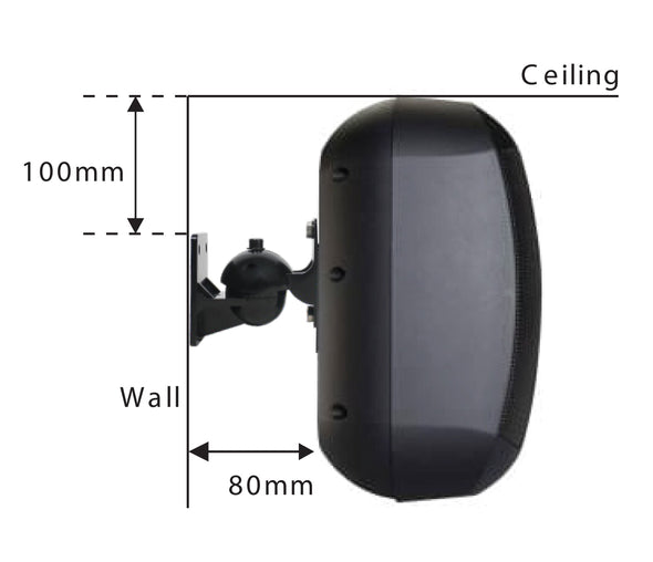 Bluetooth Amplifier + 8x6.5" Outdoor Wall Speaker Package 174C+4xWTP660WHT 