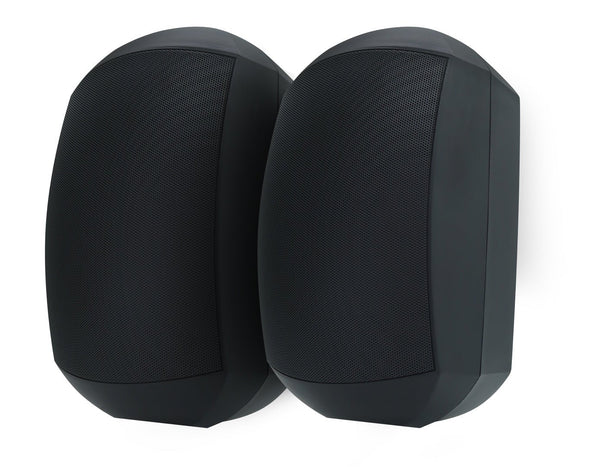 Bluetooth Amplifier + 12x6.5" Outdoor Wall Speakers Cafe 176C+6xWTP660BLK