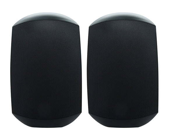 Bluetooth Amplifier + 12x6.5" Outdoor Wall Speakers Cafe 176C+6xWTP660BLK