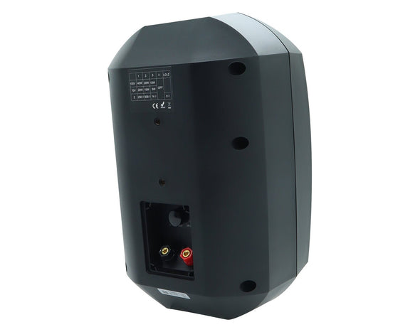 Weconic Outdoor Speaker Package with 480W Bluetooth Amplifier Black 176C+6xWTP660BLK