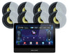 Weconic 10" Touchscreen Wall Amplifier with 6" Ceiling Speaker Package