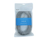 HEBIKUO 10m Braided Guitar Lead 1/4" Jack 6.35mm Tip XA-10-WHT