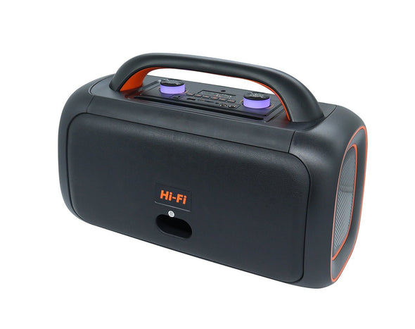 SING-E Portable Bluetooth Karaoke Speaker with Twin Wired Microphones ZQS-L19