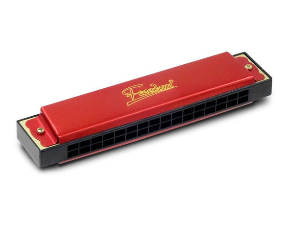 Freedom Harmonica Key of C | 16 Hole MH002 Red
