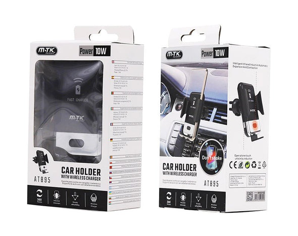 Movetek Car Phone Holder with Qi Wireless Charger 10W 