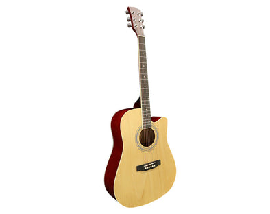 41" Acoustic Guitar Cutaway Linden Steel String AG645
