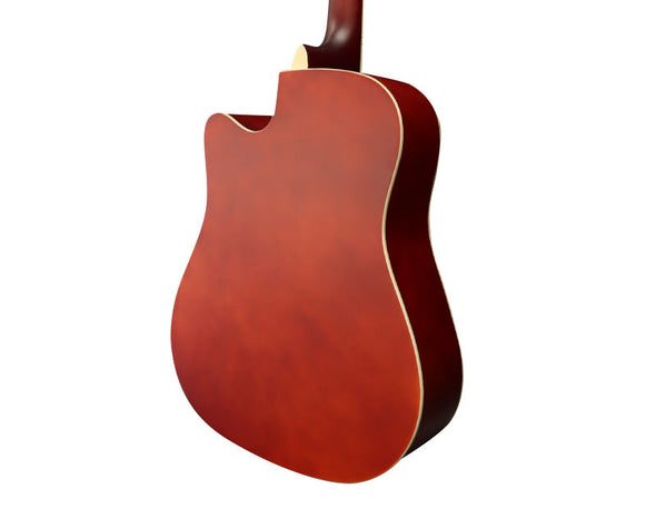 41" Acoustic Guitar Cutaway Linden Steel String AG645