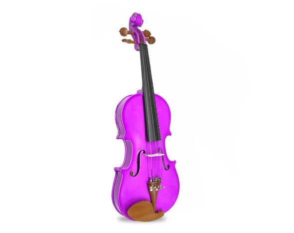 Three Quarter Size Acoustic Violin 3/4 with Case Bow Rosin Bridge Microtuners MV100-3/4
