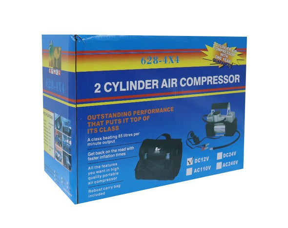 12V Car Air Compressor Portable 150psi 2 Cylinder S926 