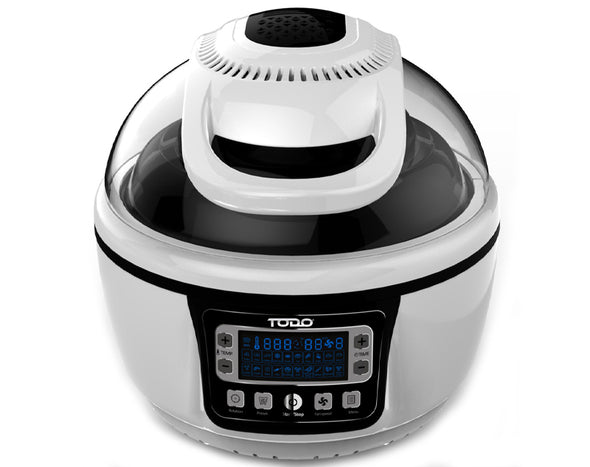 TODO Smart Air Fryer 10L Metal Non Stick 1400W WiFi Safety Lock Lid