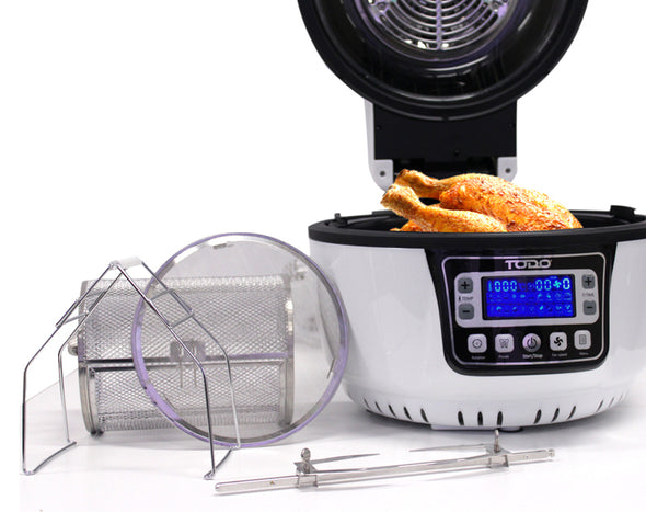 TODO Smart Air Fryer 10L Metal Non Stick 1400W WiFi Safety Lock Lid