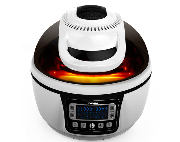 TODO Smart Air Fryer 10L Metal Non Stick 1400W WiFi Safety Lock Lid