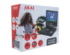 Akai 7" Portable DVD CD Movie Music Player Screen Car Home Remote Control 