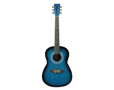 36" Acoustic Guitar Bass Wood Body Finish 6 Six Steel Strings 36ACOUSTIC Blue
