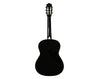 GIANNINI 39" Inch Classical Acoustic Guitar Nylon String Spruce Linden Black CG-500-BLK 