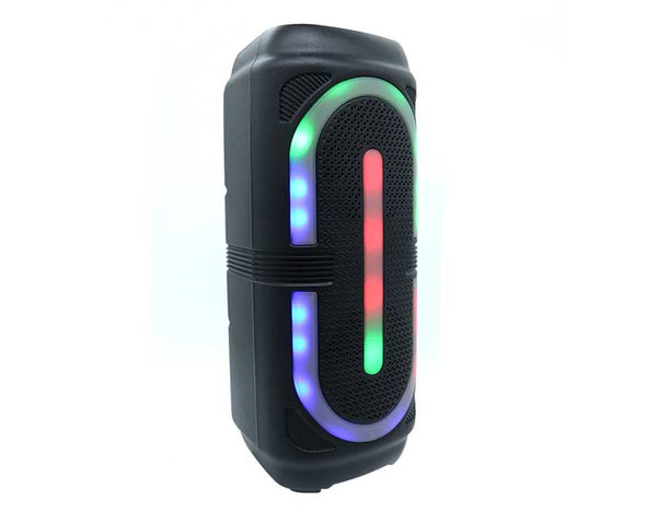 Portable Bluetooth Speaker Rechargeable Battery LED Lights USB CH9213 