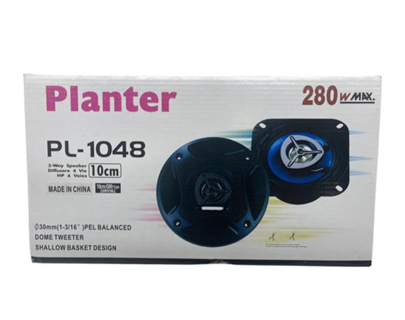4" 100mm 2-Way Car Audio Speakers 120W Pair PL1048