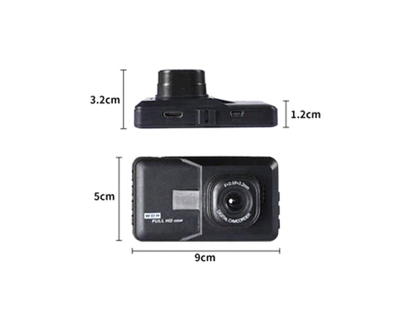 HD 1080P Car DVR 3" Lens Dash Cam Video Recorder Camera G-Sensor Night Vision CARDASH2