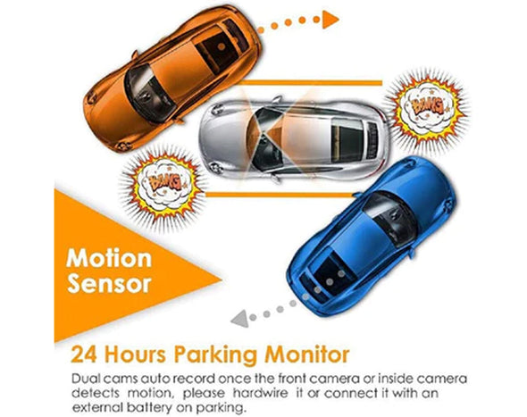 HD 1080P Car DVR 3" Lens Dash Cam Video Recorder Camera G-Sensor Night Vision CARDASH2