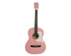 JOHNSON 39" Inch Acoustic Guitar Steel String Linden Pink JG-100-PNK 