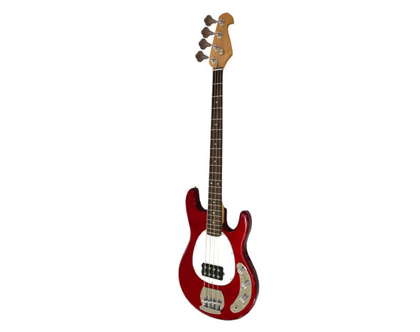 4 String Bass Guitar Maple Neck Aspen Body Chrome Machine Head MB Maroon
