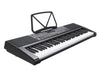 Precision Audio 61 Key Full Size Electronic Keyboard Light Up Keys Note Stand MK2108 