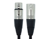 Precision Audio 5 Pack XLR to XLR Braided Studio Microphone Lead Low Noise MLEADWEAVE10 10m 