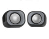 Moveteck Wired PC Computer Speakers Pair RGB LED Light 5W+3W NF4082 